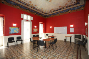 歴史を感じる教室