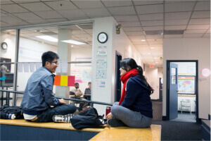 学生ラウンジの様子