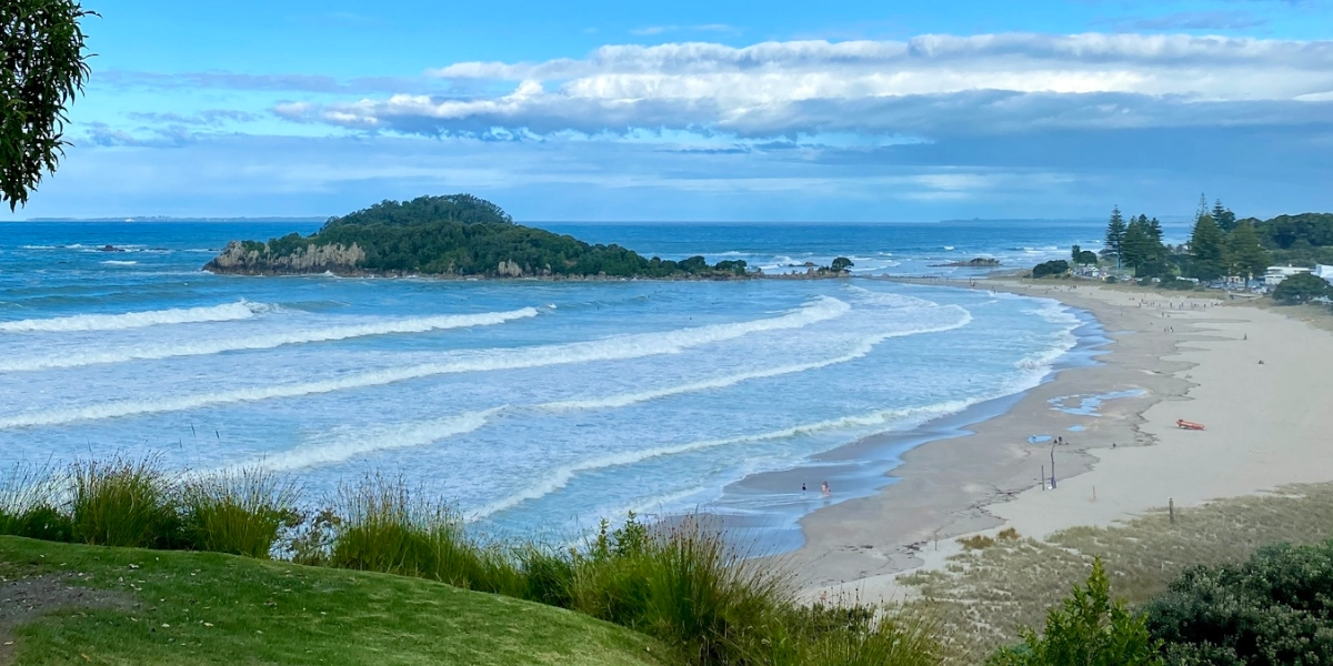 ニュージーランドの自然海岸